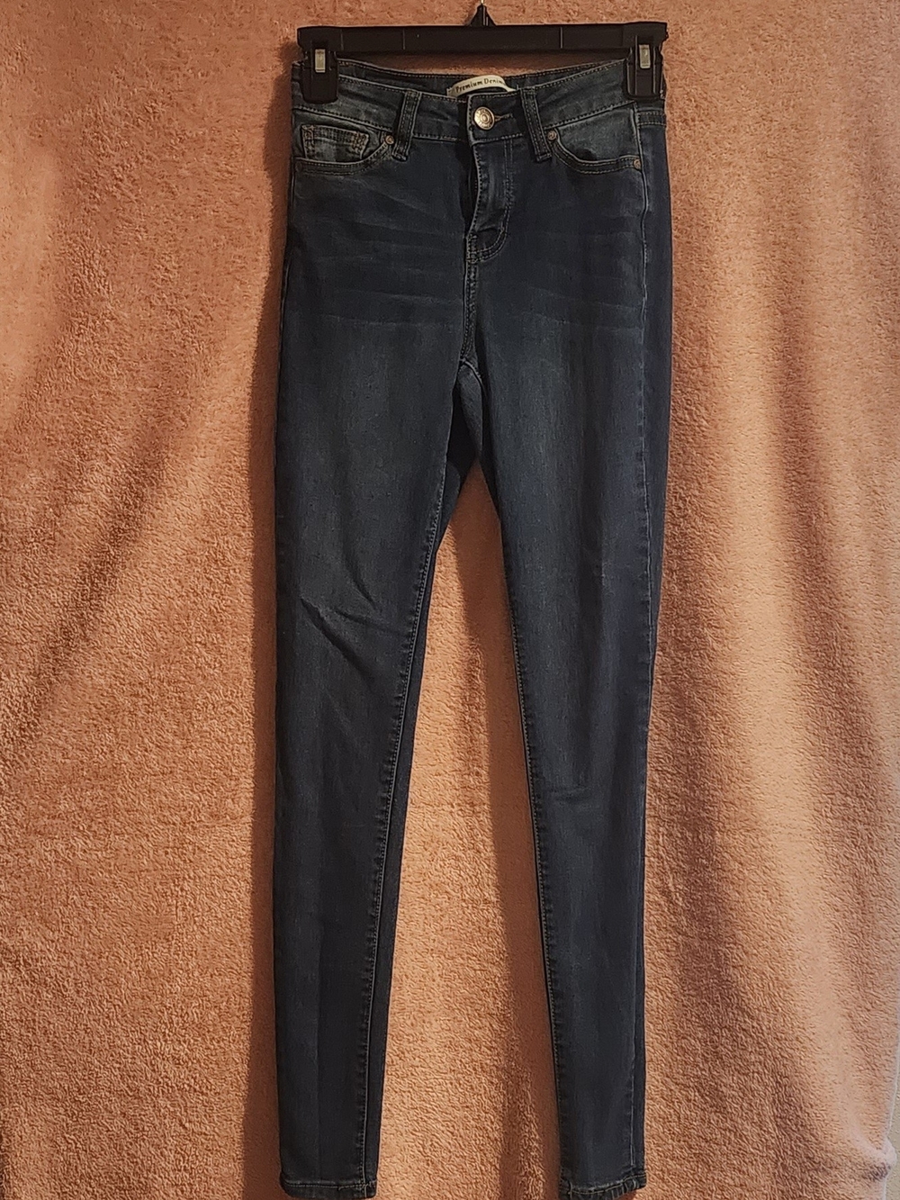 Dark Indigo High-Rise Skinny Jeans for Women